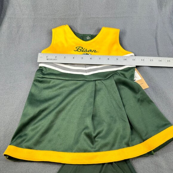Rivalry Threads Infant Size 18 Month Cheerleader Two Piece ND State Bison New - Picture 9 of 16